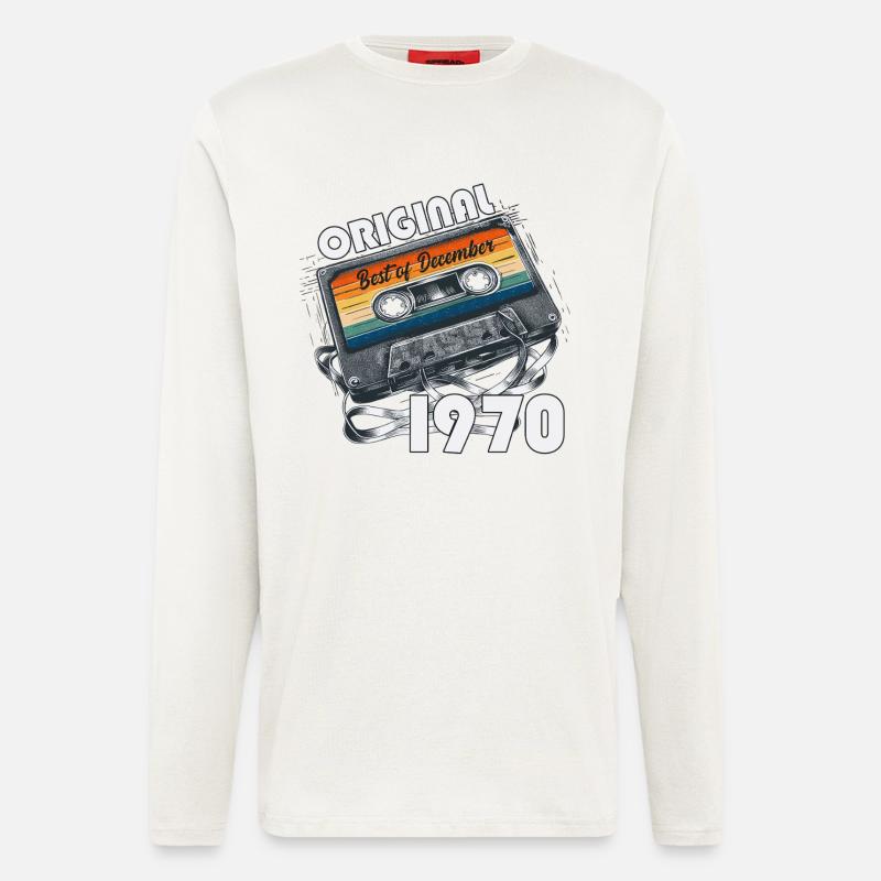 55th Birthday Cassette December 1970 - Longsleeve - made by SPREAD - OFF WHITE