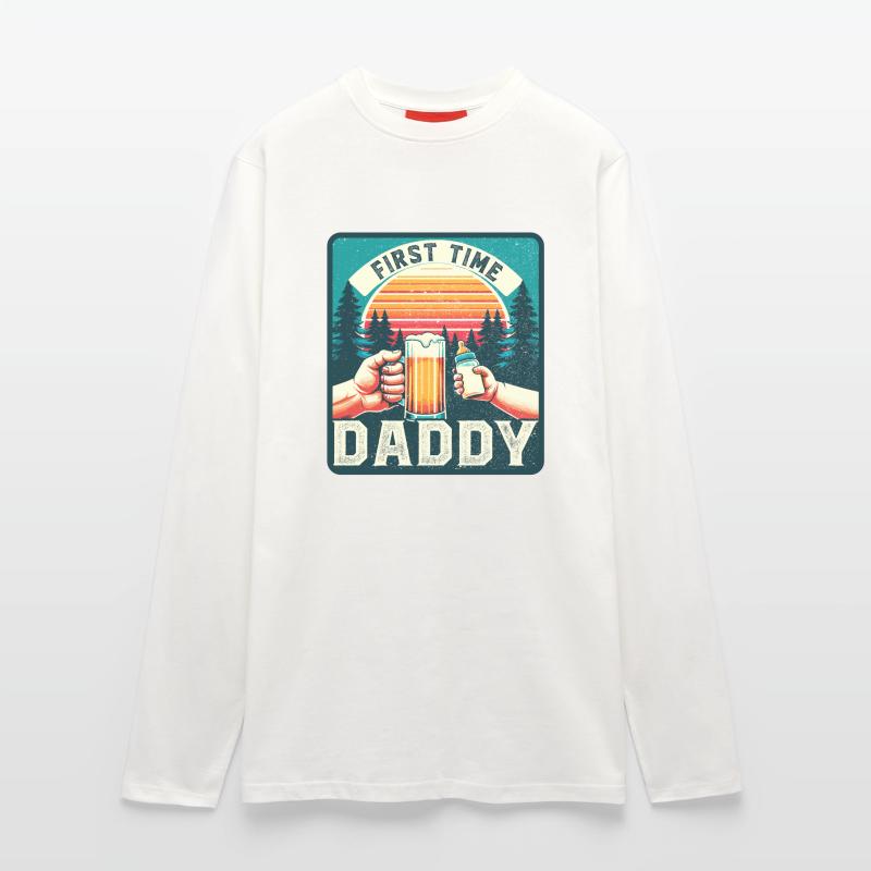 First-time dad, expectant dad, future father Longsleeve - made by SPREAD 