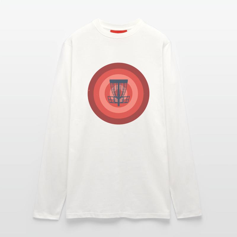Disc Golf Basket Target Funny Disc Flying Disc Longsleeve - made by SPREAD 
