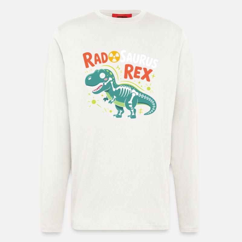 RadSaurus Rex Neon Dino - Longsleeve - made by SPREAD - OFF WHITE