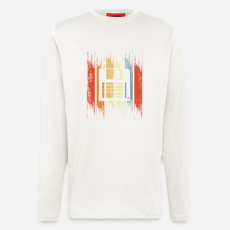 Retro Floppy Disk - Longsleeve - made by SPREAD  - OFF WHITE