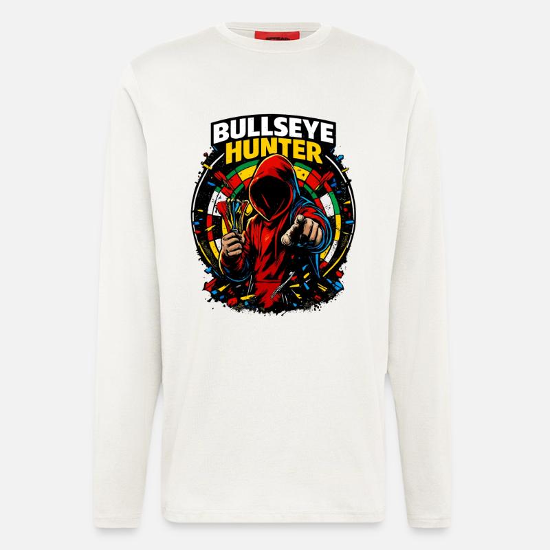 Dart Bullseye Hunter - Langarmshirt - made by SPREAD  - OFF WHITE
