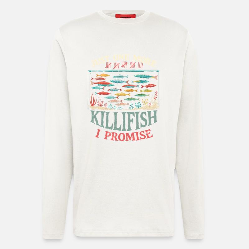 Zahnkarpfen Killfisch Zahnkärpflinge - Langarmshirt - made by SPREAD  - OFF WHITE