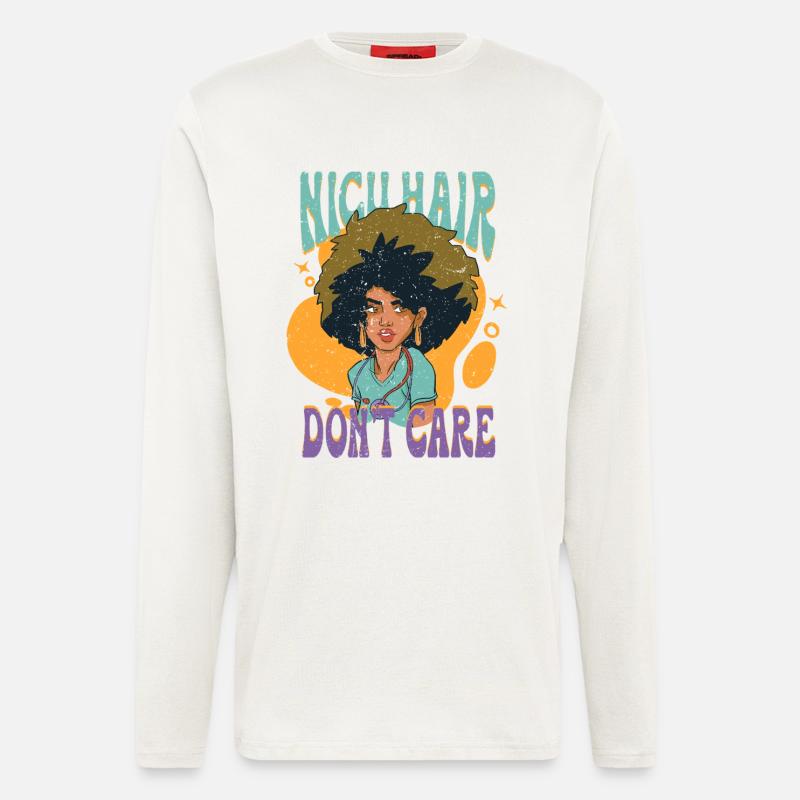NICU Krankenschwester - Langarmshirt - made by SPREAD  - OFF WHITE