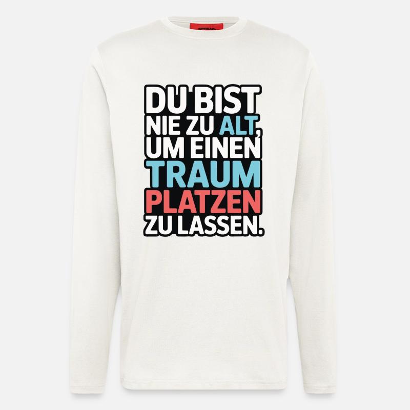 Never Too Old Dream Burst Design - Longsleeve - made by SPREAD  - OFF WHITE