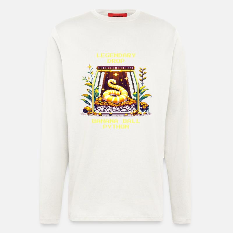 Legendärer Fund: Banana Königspython | Python - Langarmshirt - made by SPREAD  - OFF WHITE