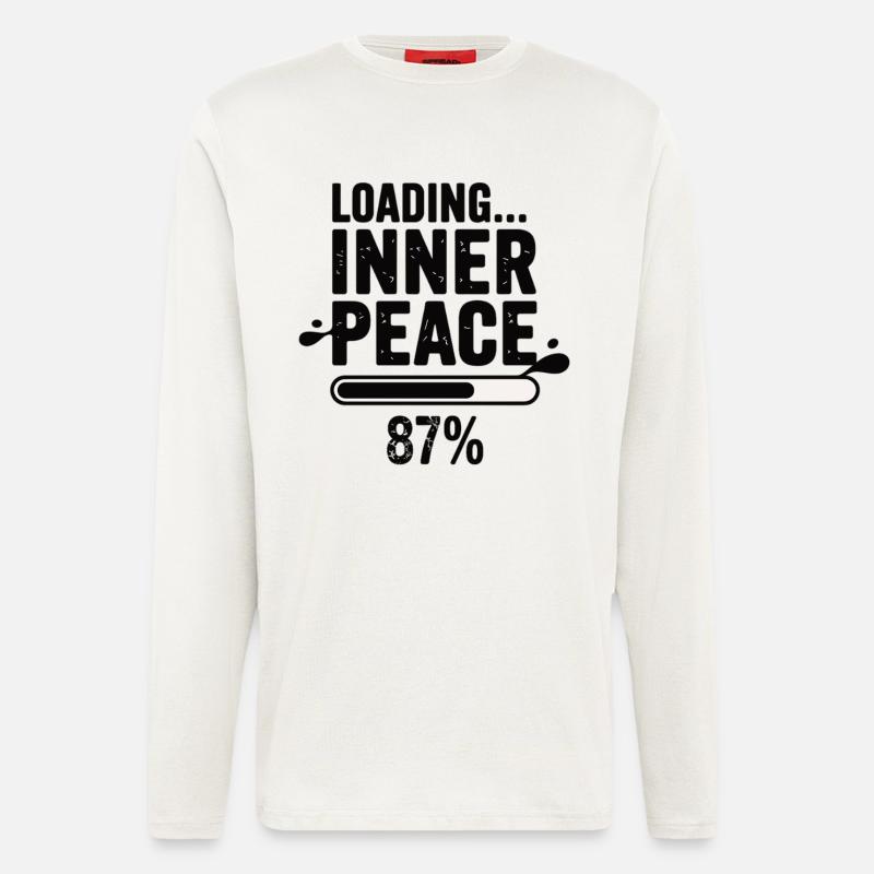 Loading Inner Peace 87 percent - Longsleeve - made by SPREAD  - OFF WHITE