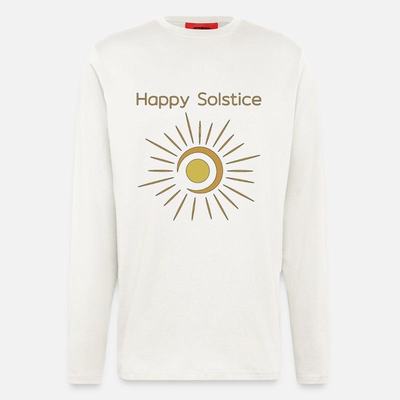 Litha Pagan Summer Solstice Midsummer Midsommar - Longsleeve - made by SPREAD  - OFF WHITE