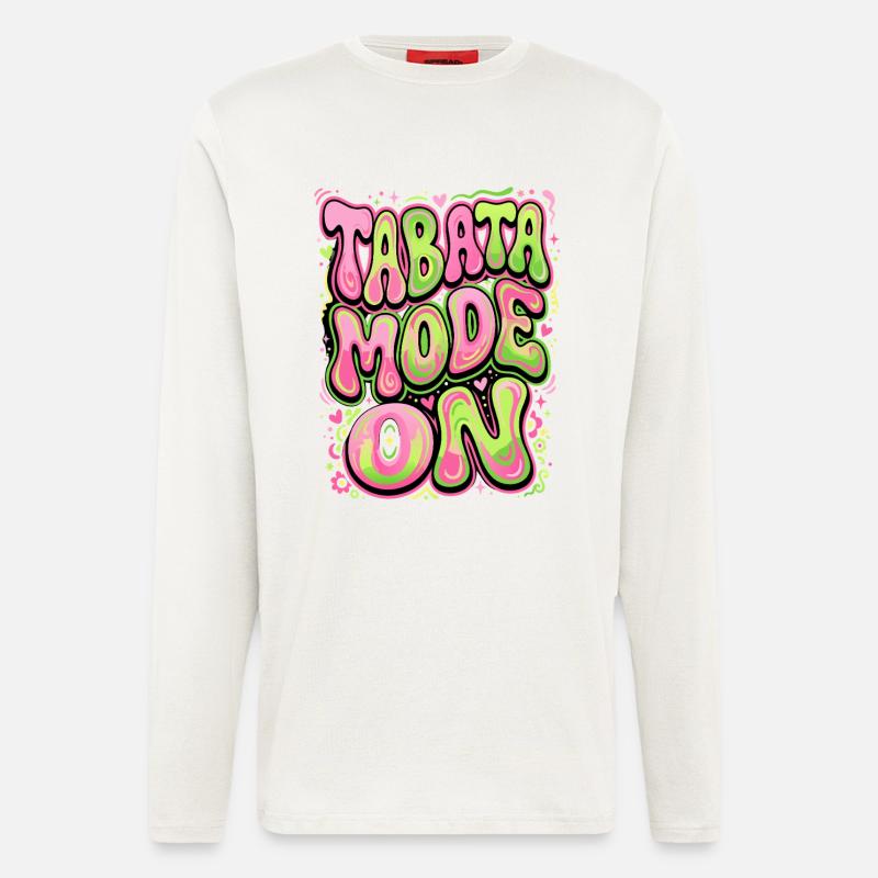 Tabata Mode On - Longsleeve - made by SPREAD  - OFF WHITE