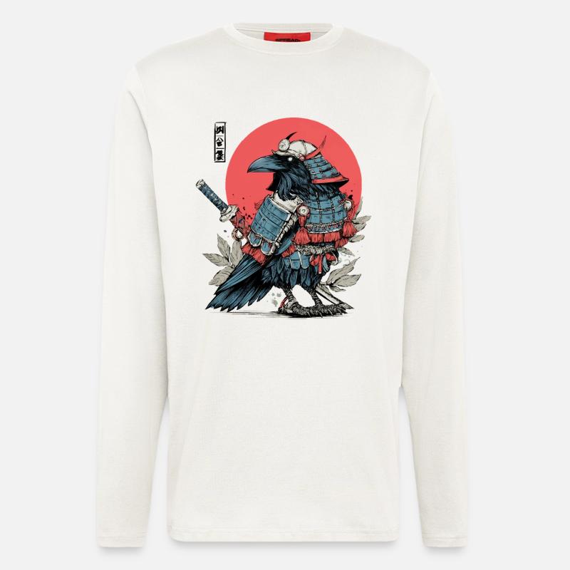 Crimson Samurai Raven Armor - Longsleeve - made by SPREAD - OFF WHITE