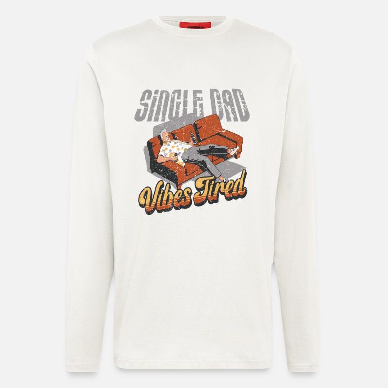 Single Dad Single Dad - Longsleeve - made by SPREAD  - OFF WHITE