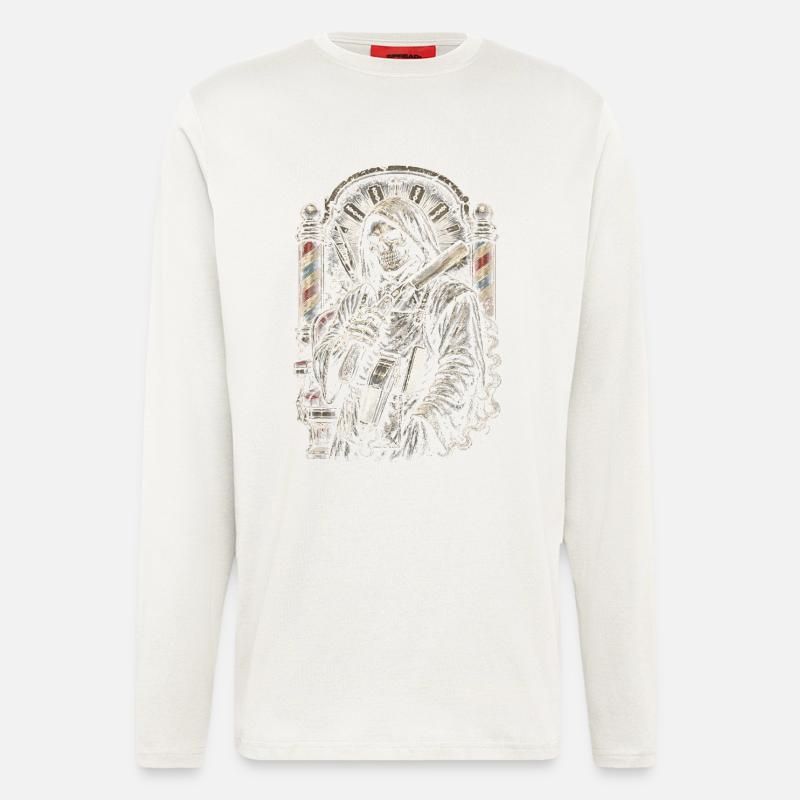 Barber Barbier - Longsleeve - made by SPREAD  - OFF WHITE