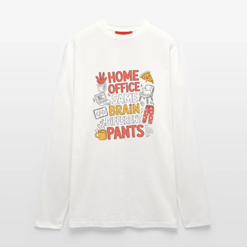 Remote Developer Home Office Same Web Developer Longsleeve - made by SPREAD 