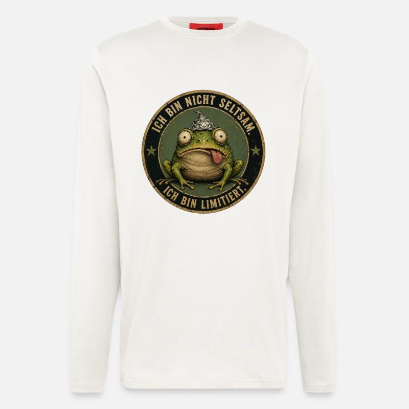 Ich bin nicht seltsam - limitiert - Langarmshirt - made by SPREAD  - OFF WHITE