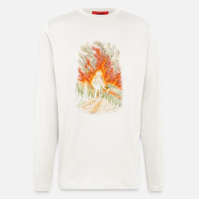 Fire brigade fire brigade groups - Longsleeve - made by SPREAD - OFF WHITE