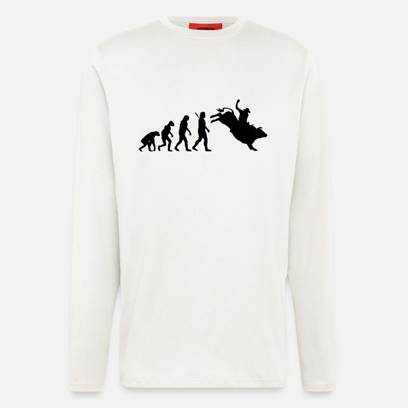 Evolution Rodeo - Langarmshirt - made by SPREAD  - OFF WHITE