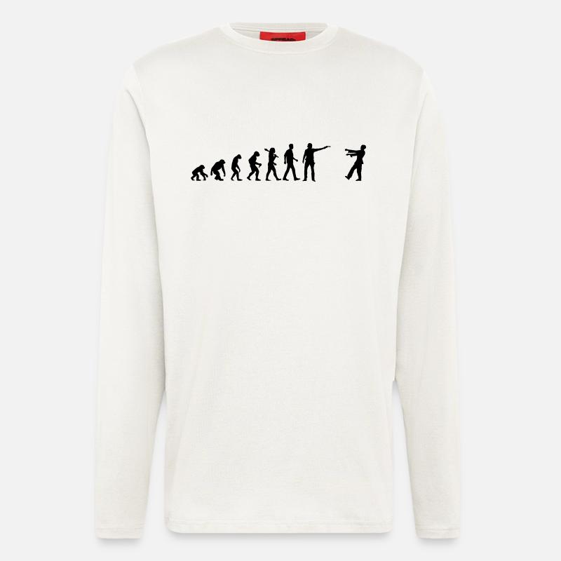Apokalypse kann kommen - Langarmshirt - made by SPREAD  - OFF WHITE