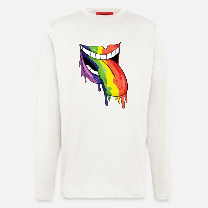 LGBT - Langarmshirt - made by SPREAD  - OFF WHITE