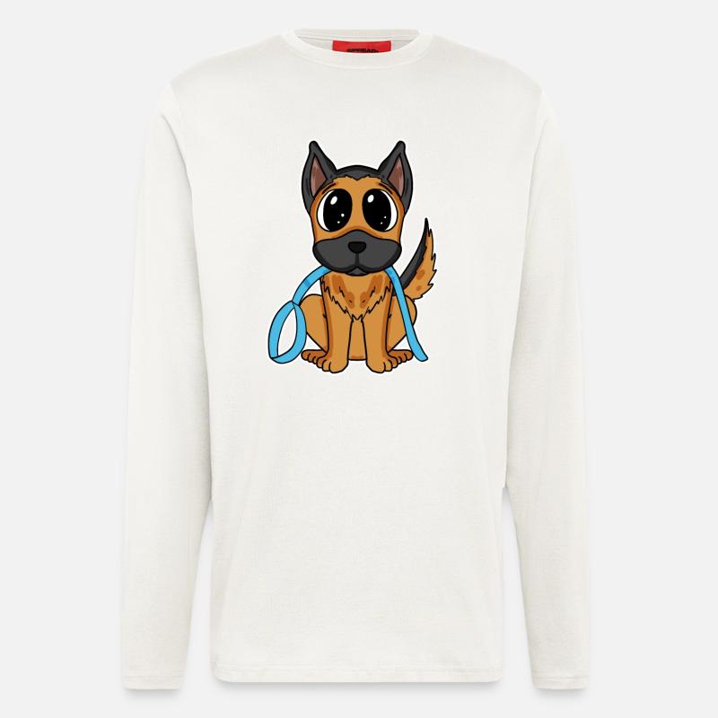 Deutscher Schäferhund - Langarmshirt - made by SPREAD  - OFF WHITE