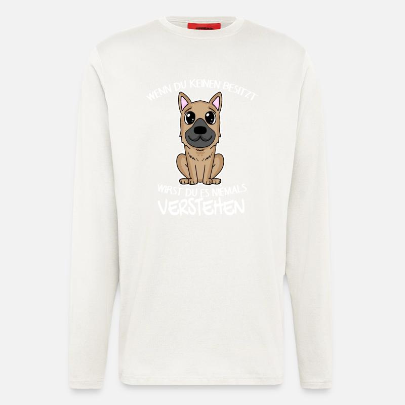 Deutscher Schäferhund - Langarmshirt - made by SPREAD  - OFF WHITE