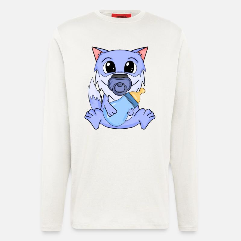 Baby Wolf - Langarmshirt - made by SPREAD  - OFF WHITE
