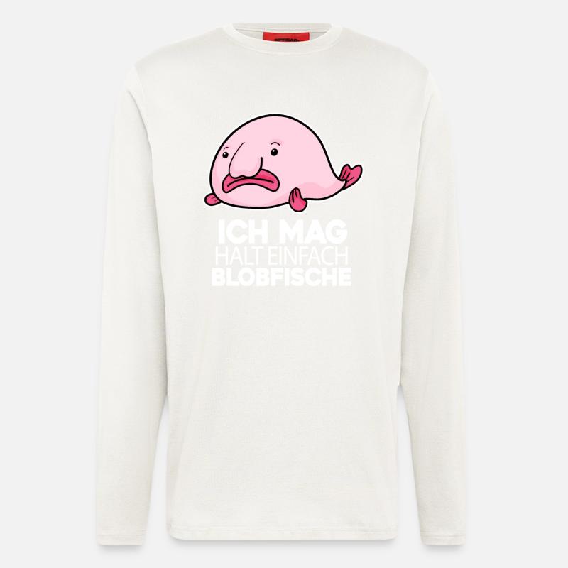 Blobfisch - Langarmshirt - made by SPREAD  - OFF WHITE