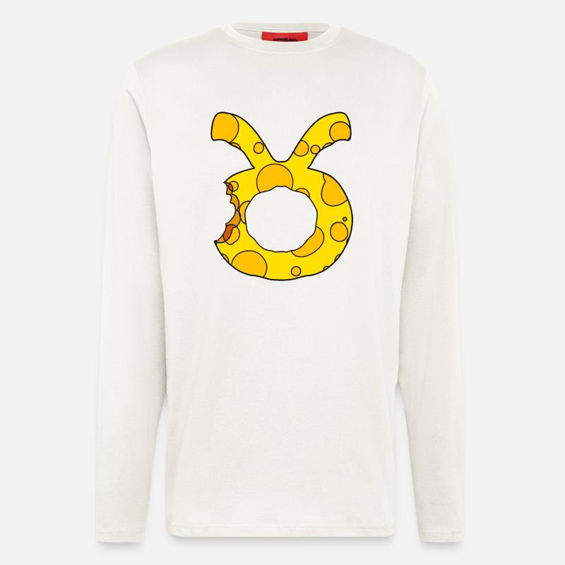 Sternzeichen Stier - Langarmshirt - made by SPREAD  - OFF WHITE