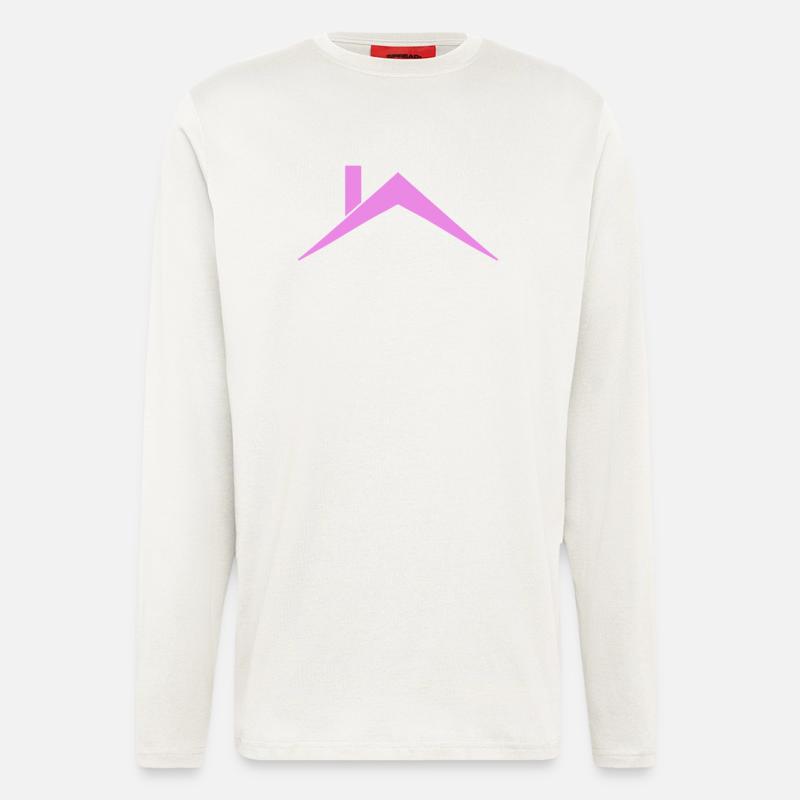 Haus Dach Dachdeckerin - Langarmshirt - made by SPREAD  - OFF WHITE