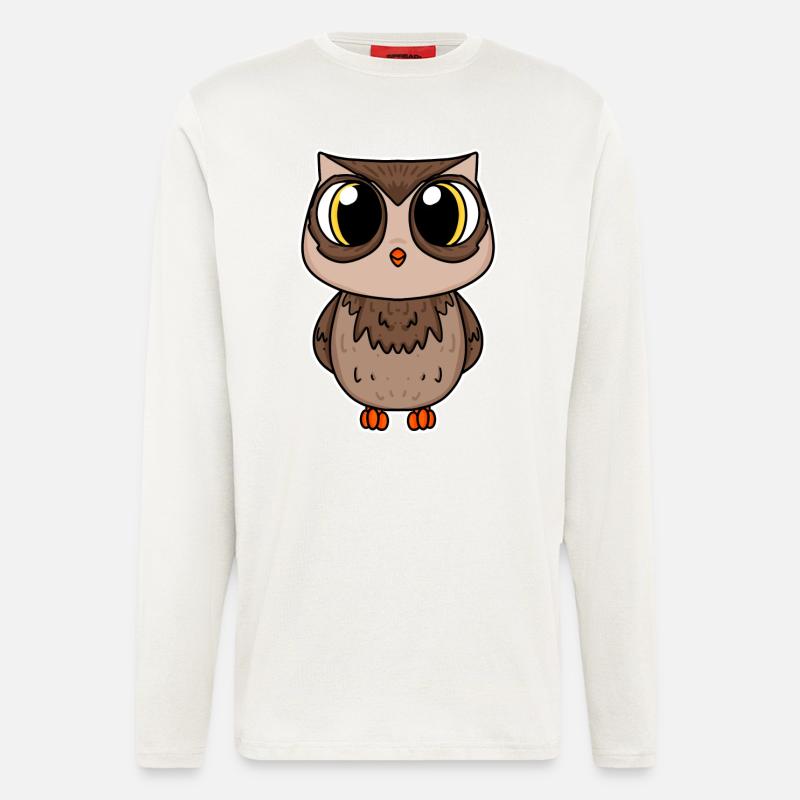 Eule - Langarmshirt - made by SPREAD  - OFF WHITE