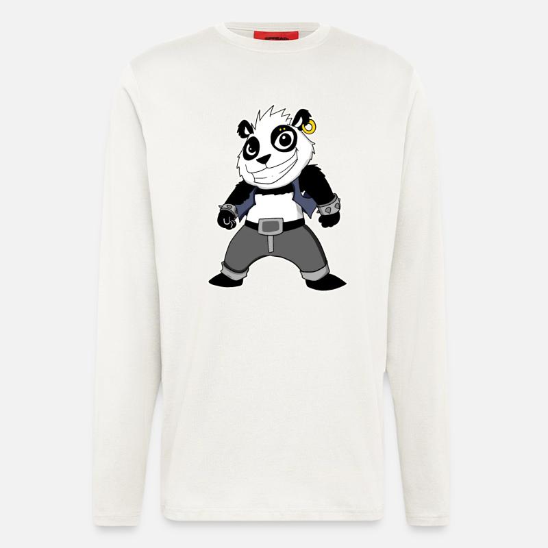 Cool Panda - Longsleeve - made by SPREAD  - OFF WHITE