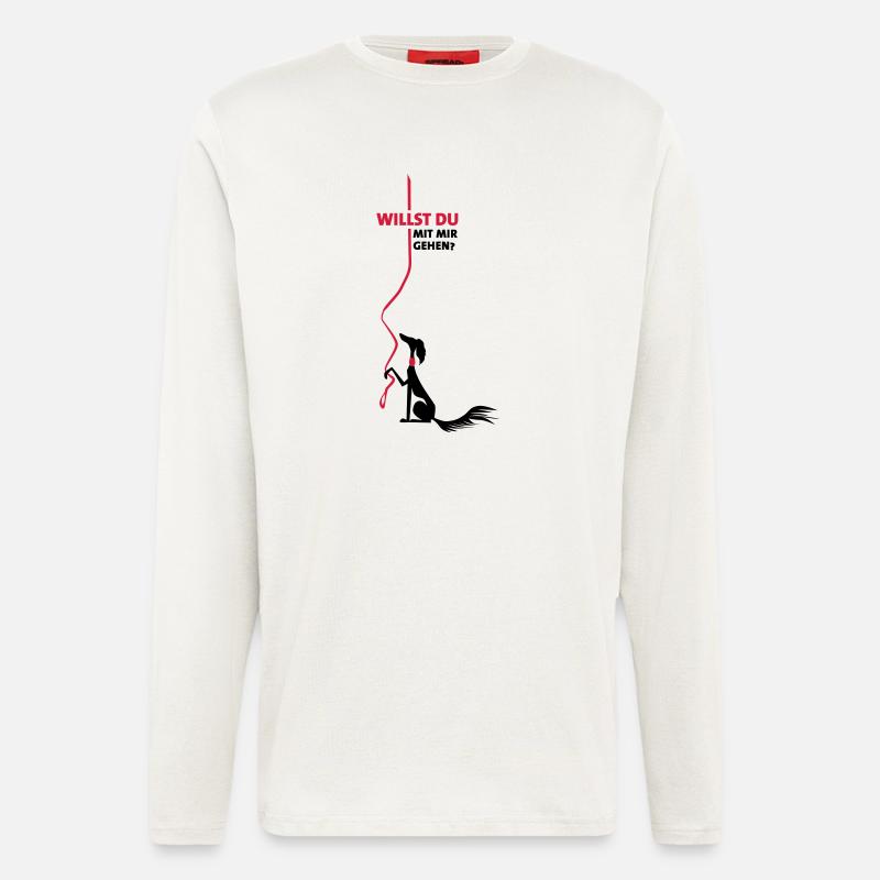 willst du? - Langarmshirt - made by SPREAD  - OFF WHITE