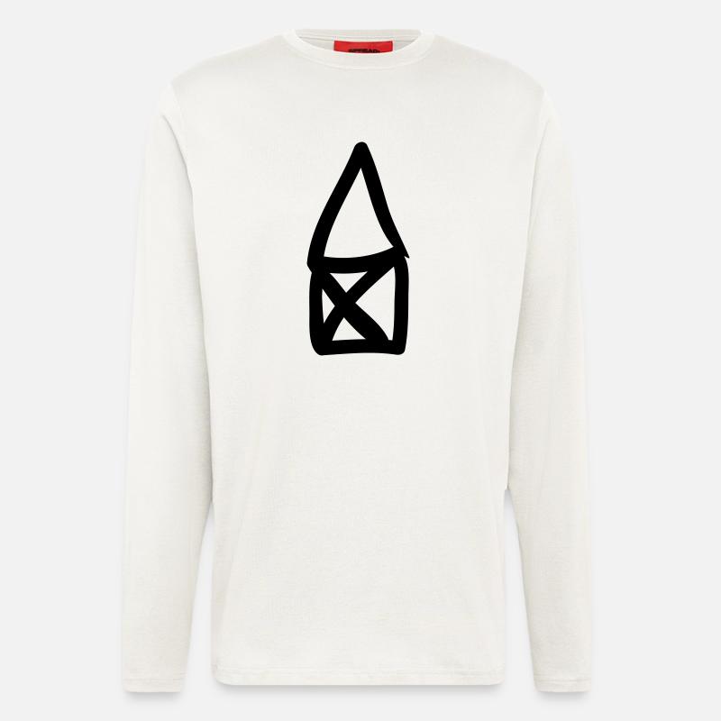 Haus vom Nikolaus - Langarmshirt - made by SPREAD - OFF WHITE