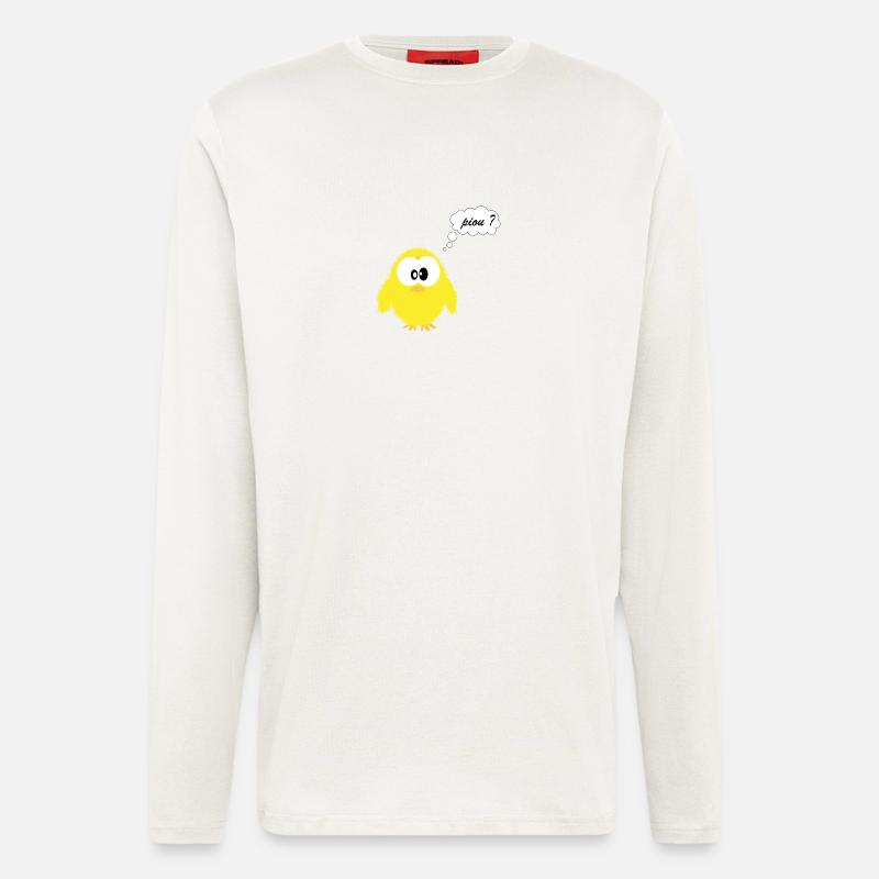 piou dev - Manches longues bio décontracté fabriqué en UE - OFF WHITE