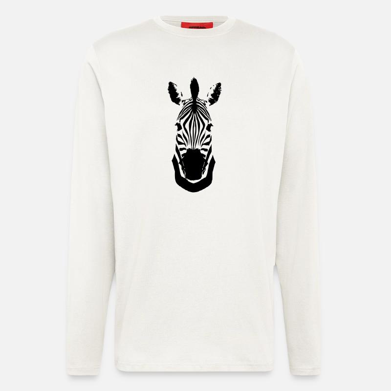 Zebra - Langarmshirt - made by SPREAD  - OFF WHITE