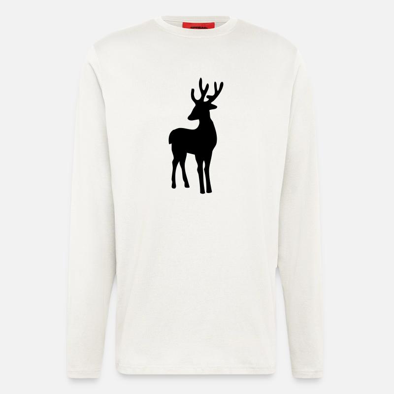 reh_01 - Langarmshirt - made by SPREAD  - OFF WHITE