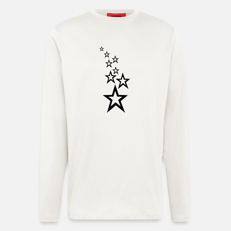 Stars - Langarmshirt - made by SPREAD  - OFF WHITE