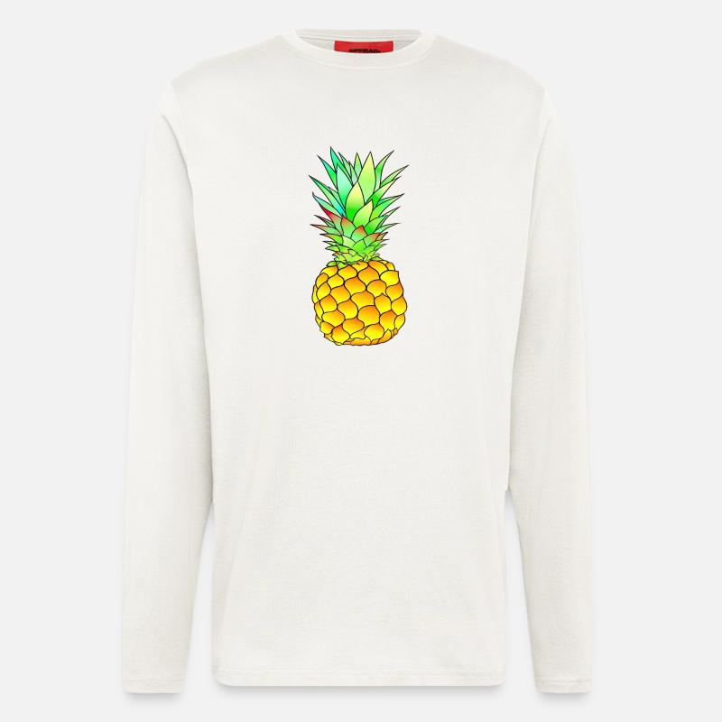 Ananas - Langarmshirt - made by SPREAD  - OFF WHITE