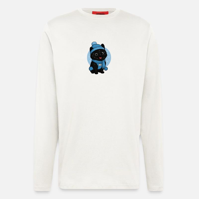 Cuddly Dog Winter Magic - Longsleeve - made by SPREAD  - OFF WHITE