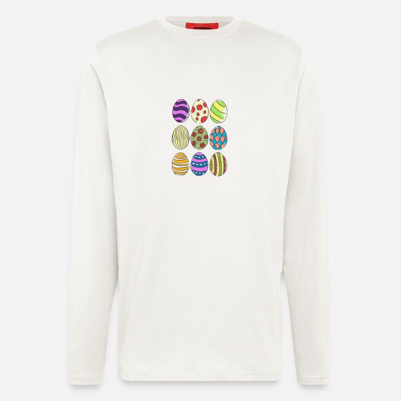 Easter eggs - Longsleeve - made by SPREAD  - OFF WHITE