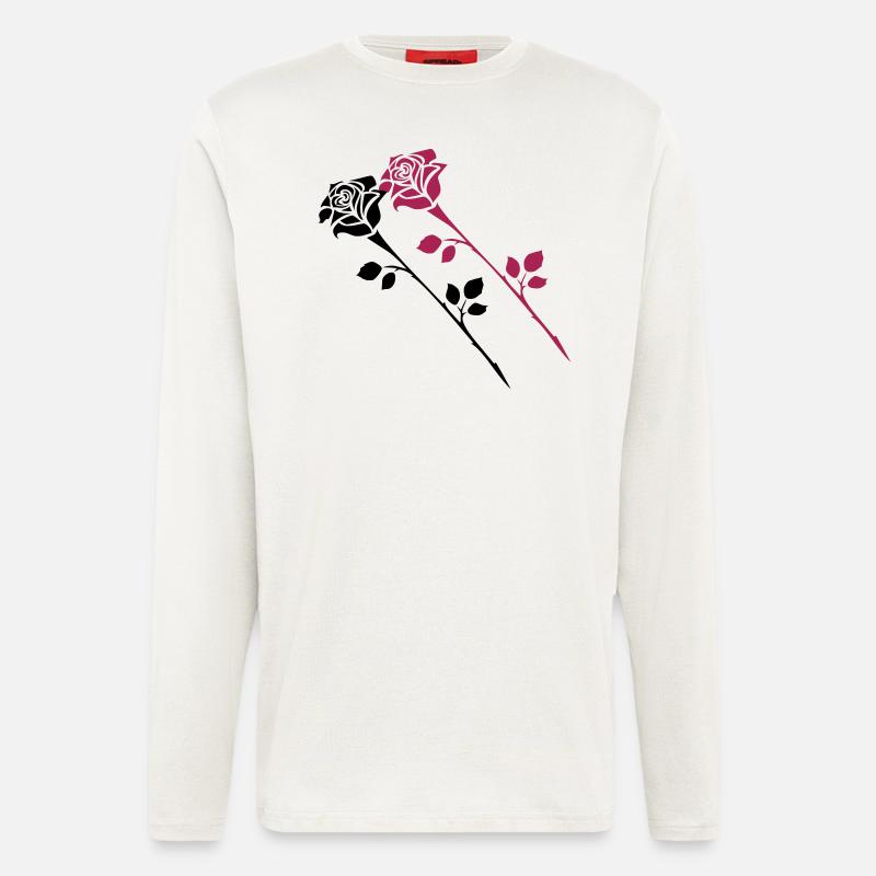 Rose1 - Longsleeve - made by SPREAD  - OFF WHITE