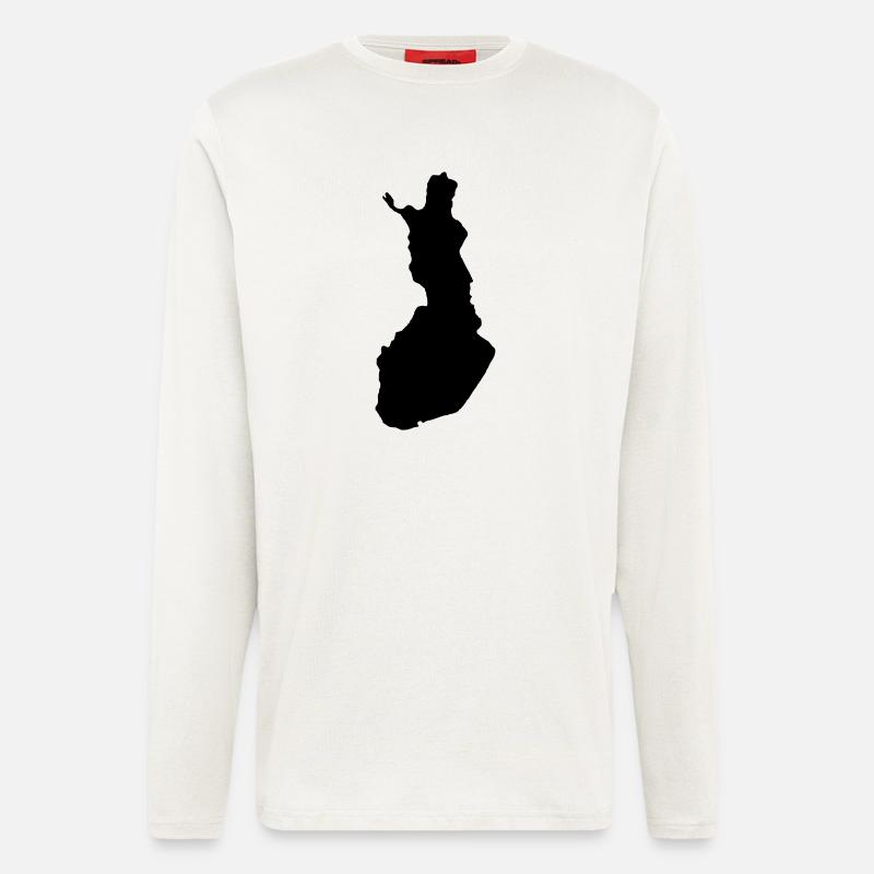 Finnland - Langarmshirt - made by SPREAD  - OFF WHITE