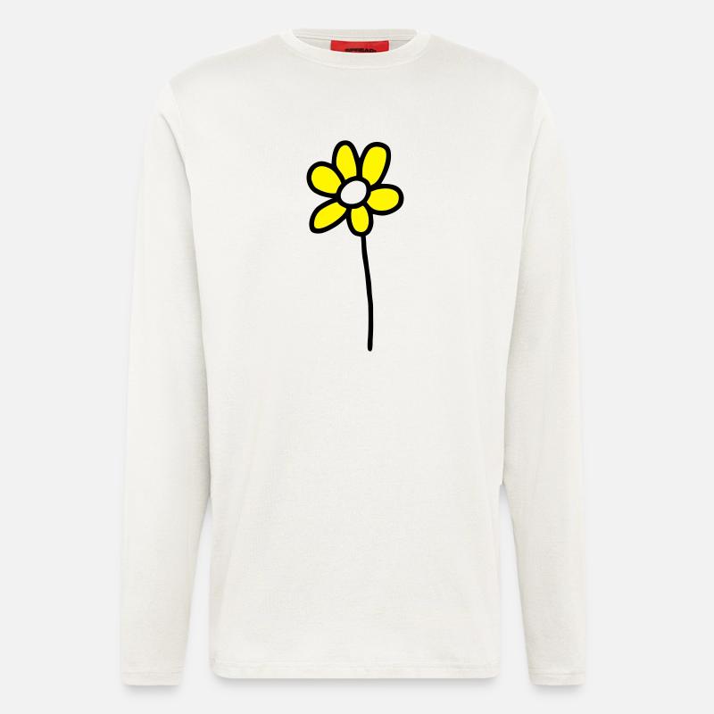 Blümchen - V2 - Langarmshirt - made by SPREAD  - OFF WHITE