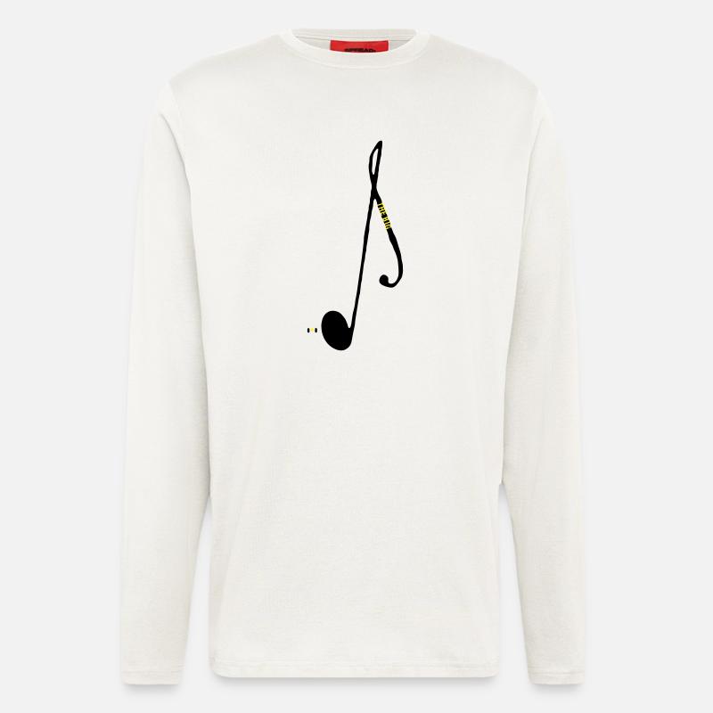the big note - Langarmshirt - made by SPREAD  - OFF WHITE