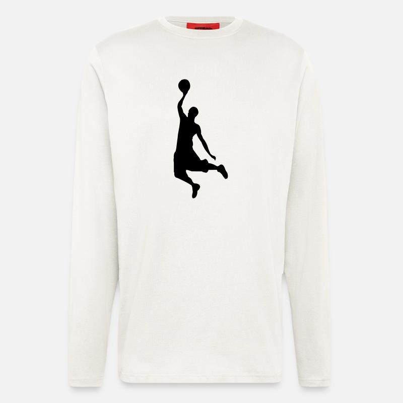 basketball - Langarmshirt - made by SPREAD  - OFF WHITE