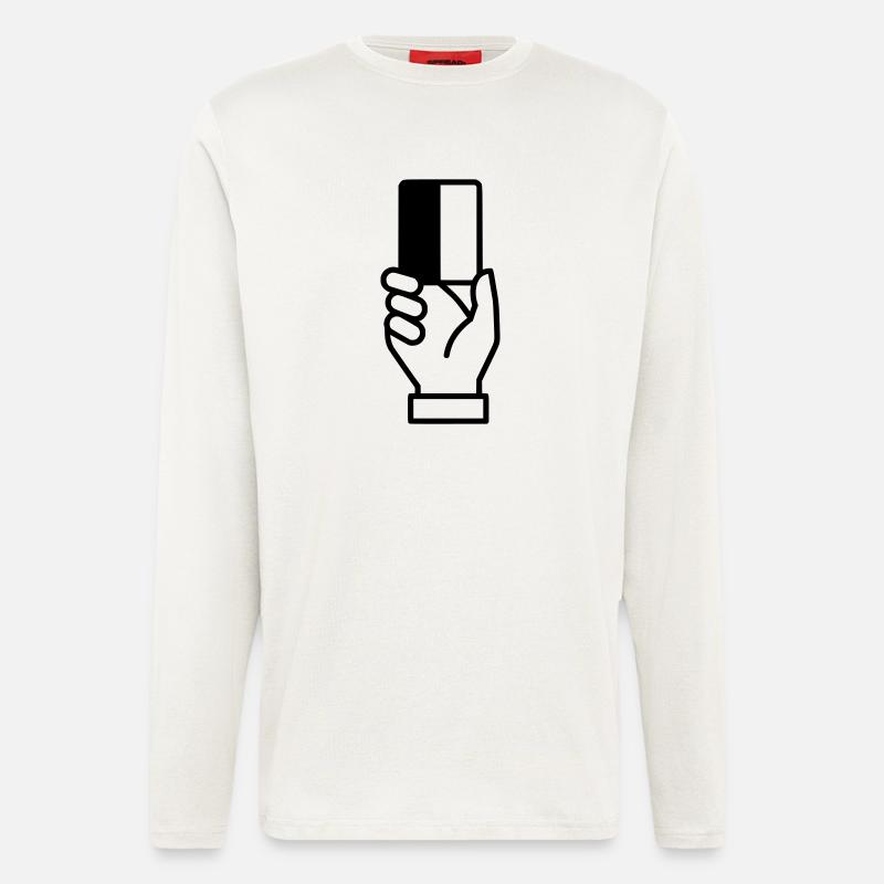 Referee Card Sending-Off Vector - Longsleeve - made by SPREAD  - OFF WHITE