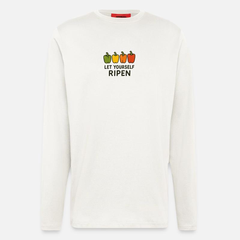 Lassen Sie sich reifen - Langarmshirt - made by SPREAD  - OFF WHITE