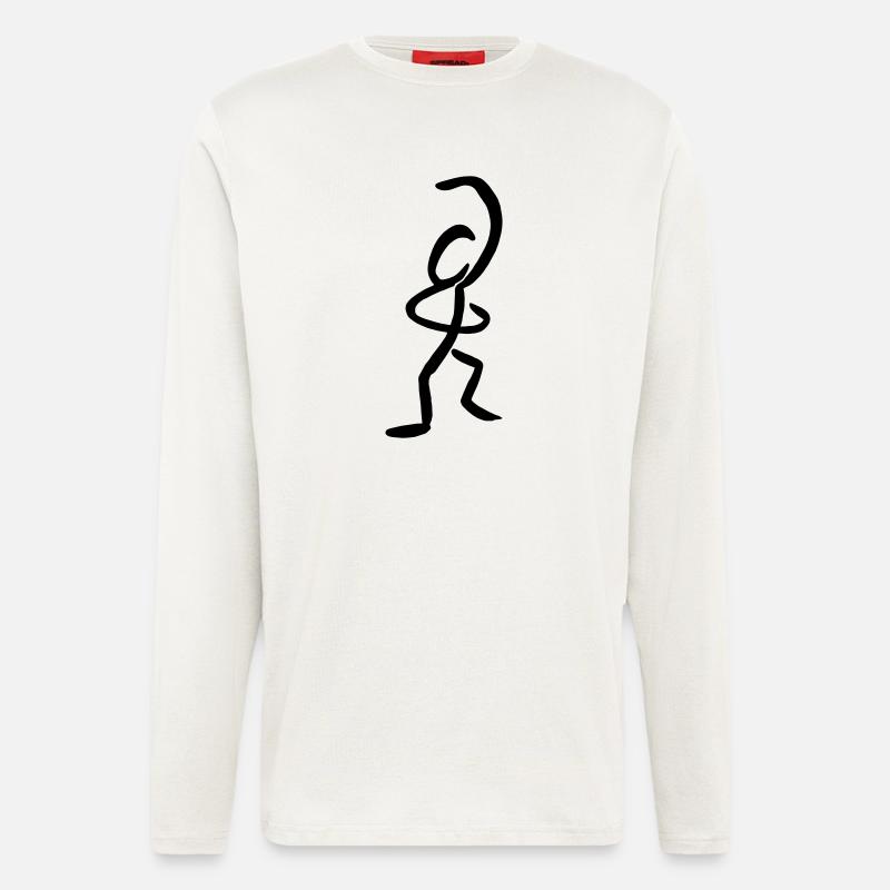 Tänzer - Langarmshirt - made by SPREAD  - OFF WHITE
