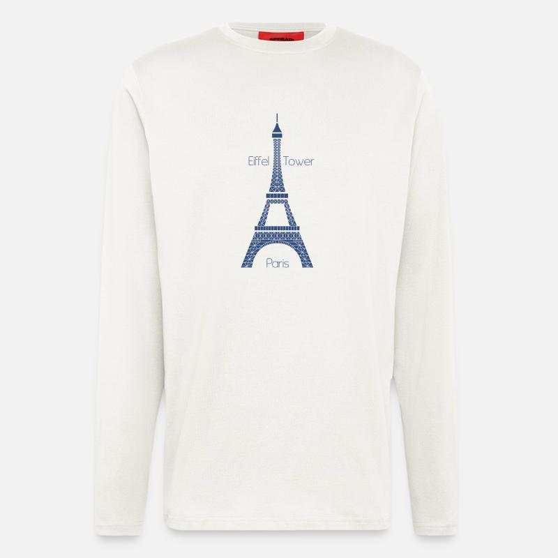 Eiffel Tower - Langarmshirt - made by SPREAD  - OFF WHITE