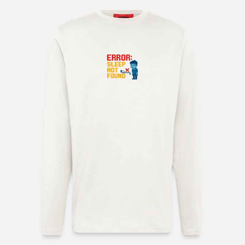 Error: Sleep Not Found - Longsleeve - made by SPREAD  - OFF WHITE