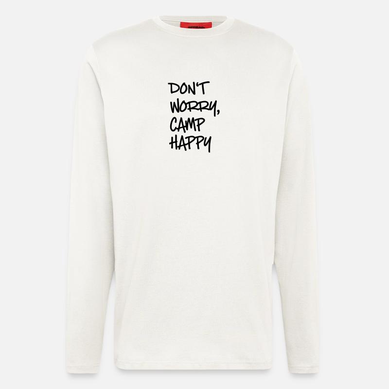 camping - Langarmshirt - made by SPREAD  - OFF WHITE